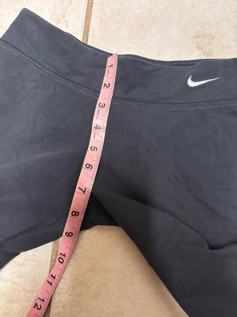Nike low rise biker shorts women's medium black - Picture 5 of 7
